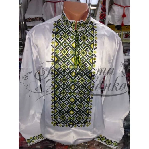 СЧ-013 Бисерная заготовка мужская сорочка. Барвиста Вишиванка