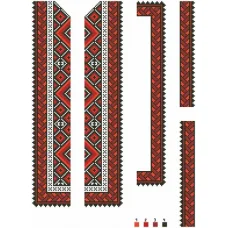 ВД-015 Бисерная заготовка вставка. Барвиста вишиванка