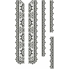 ВД-017 Бисерная заготовка вставка. Барвиста вишиванка