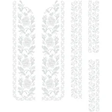 ВД-022 Бисерная заготовка вставка. Барвиста вишиванка