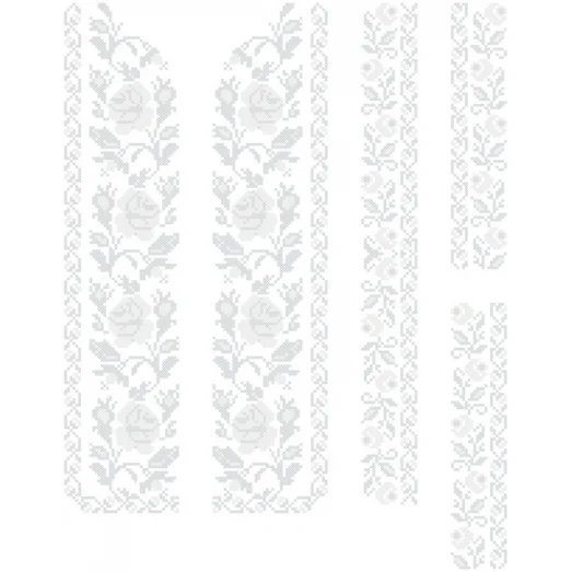 ВД-022 Бисерная заготовка вставка. Барвиста вишиванка