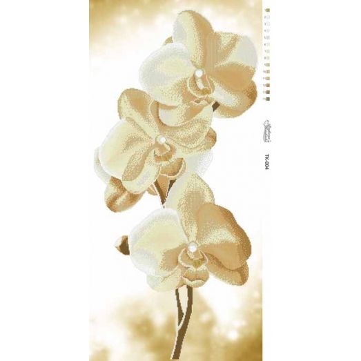 ТК-004 Золотая Орхидея. Схема для вышивки бисером. Барвиста Вишиванка