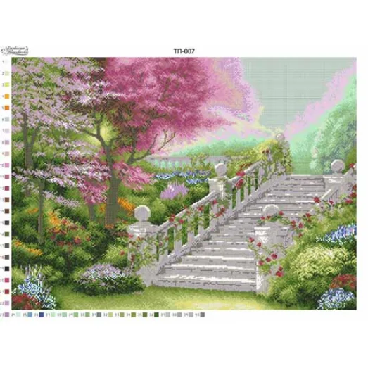 ТП-007 Бісерна заготовка. Схема для вышивки бисером Барвиста Вишиванка