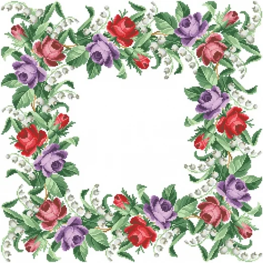 ТР-045 Бисерная заготовка  . Барвиста Вишиванка