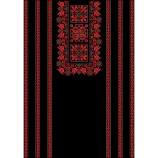 БЖд-046 (черная). Заготовка женской сорочки. Барвиста Вишиванка