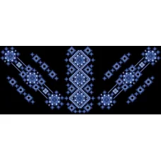 БЖд-048-1 (черная). Заготовка женской сорочки. Барвиста Вишиванка