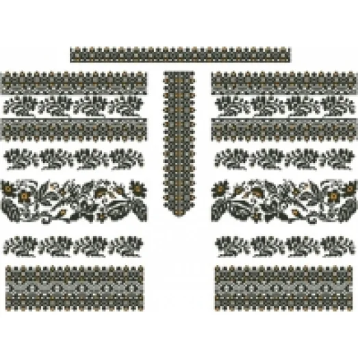 БЖ-058 Заготовка женской сорочки. Барвиста Вишиванка