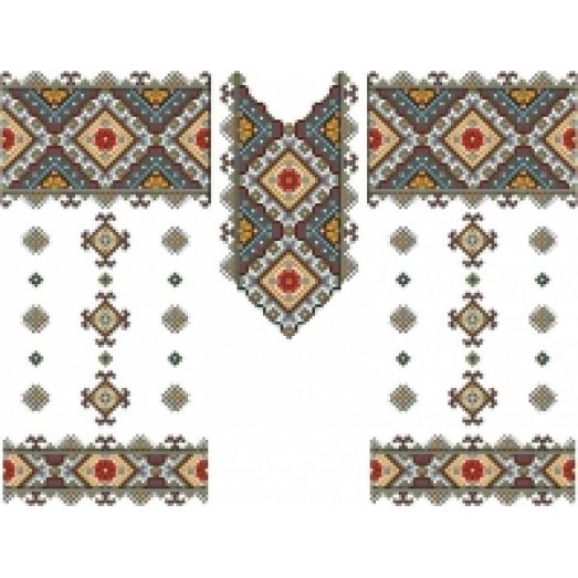 БЖ-059 Заготовка женской сорочки. Барвиста Вишиванка