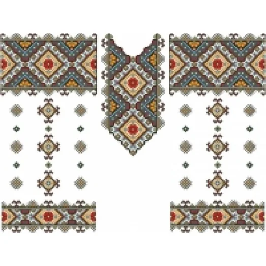 БЖ-059 Заготовка женской сорочки. Барвиста Вишиванка