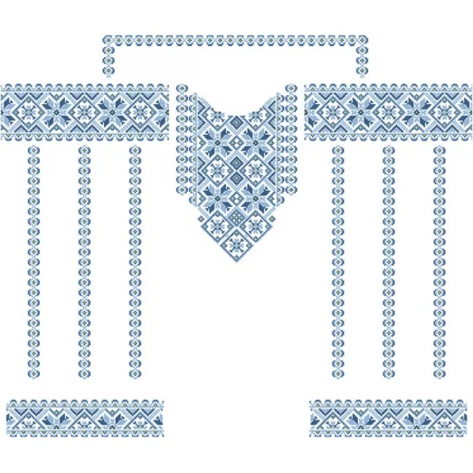 БЖ-067 Заготовка женской сорочки. Барвиста Вишиванка