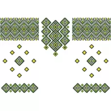 БЖ-073 Заготовка женской сорочки. Барвиста Вишиванка