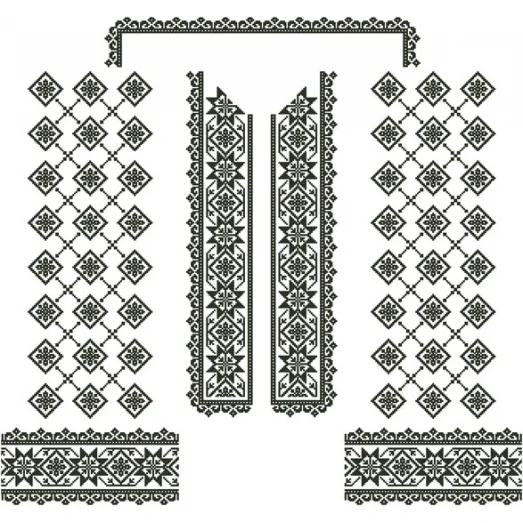 БЖ-077 Заготовка женской сорочки. Барвиста Вишиванка