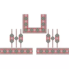БЖ-078 Заготовка женской сорочки. Барвиста Вишиванка