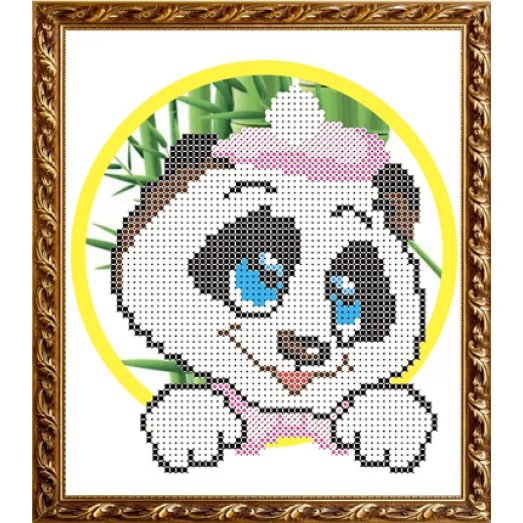 VКA-5103 Милые зверушки. Пандочка. Схема для вышивки бисером. АртСоло