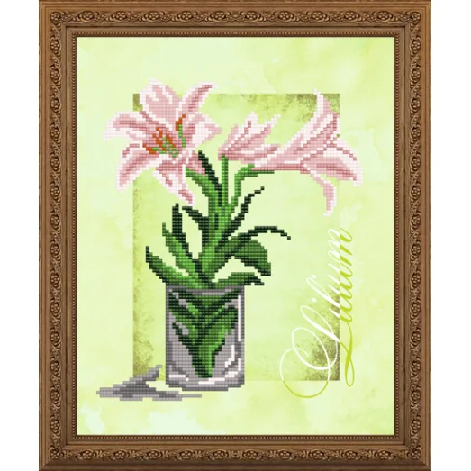 VКA-4158 Лилия. Схема для вышивки бисером. АртСоло
