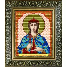 VIA-5023 Святая Великомученица Ирина. Схема для вышивки бисером. АртСоло