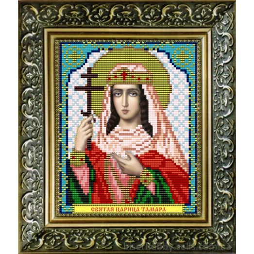 VIA-5039 Святая Царица Тамара. Схема для вышивки бисером. АртСоло