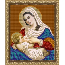 VIA-4010 Божия Матерь Кормилица. Схема для вышивки бисером. АртСоло