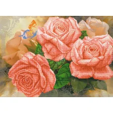 A-032 (А3) Розы. Схема для вышивки бисером СвитАрт