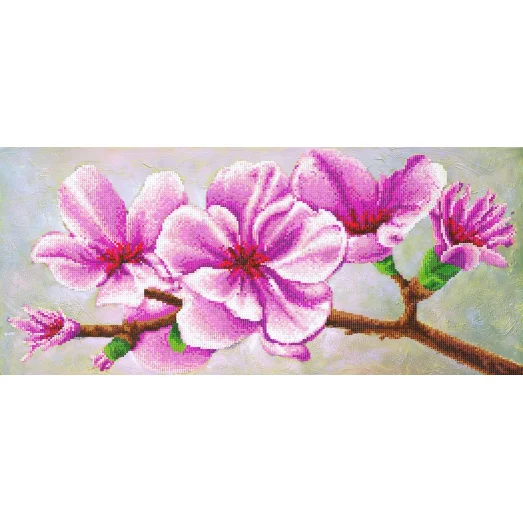 А-048а (24*55) Магнолия. Схема для вышивки бисером СвитАрт