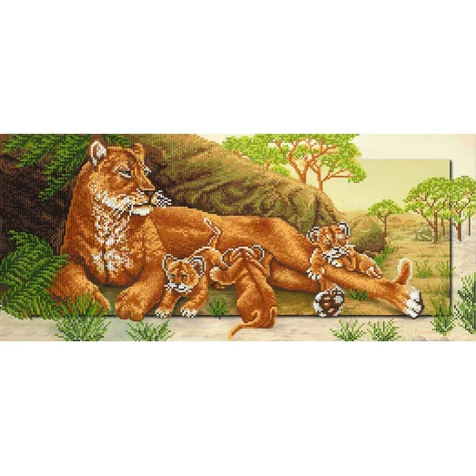А-067(25*55) Тигр. Схема для вышивки бисером СвитАрт .