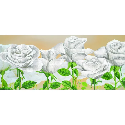 А-076 (24*55) Розы. Схема для вышивки бисером СвитАрт