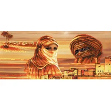 А-094(24*55) Схема для вышивки Взгляд пустыни. Схема для вышивки бисером СвитАрт