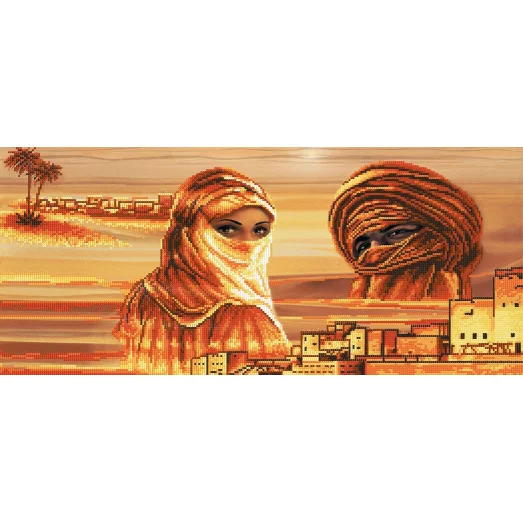 А-094(24*55) Схема для вышивки Взгляд пустыни. Схема для вышивки бисером СвитАрт