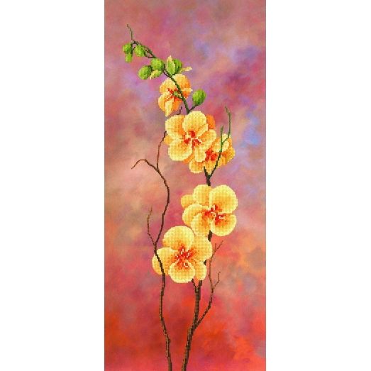 А-200 (24*55) Желтые цветы. Схема для вышивки бисером СвитАрт