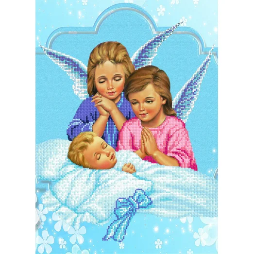 A-224b (А3) Метрика для мальчика. Схема для вышивки бисером СвитАрт