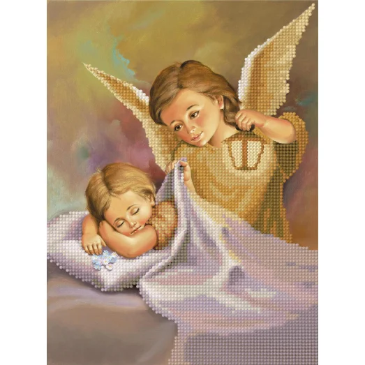 A-225a (А4) Ангелочки. Схема для вышивки бисером СвитАрт