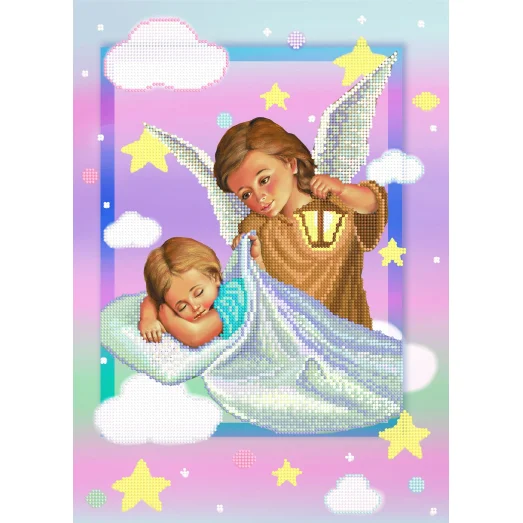 A-225b (А3) Метрика для мальчика. Схема для вышивки бисером СвитАрт