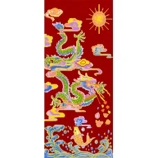 A-259 (24*55) Дракон. Схема для вышивки бисером СвитАрт