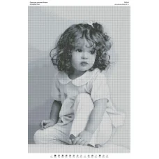 БА2-044 Кудряшка сью. Схема для вышивки бисером Вышиванка