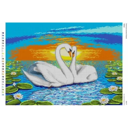 БА2-071 Пара. Схема для вышивки бисером Вышиванка