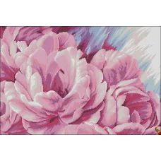 ФПК-2165 Цветение пионов. Схема для вышивки бисером Феникс