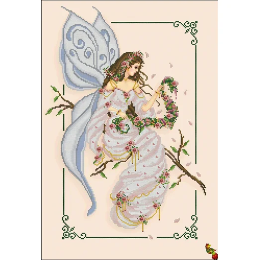 ФЧК-2076 Фея весны. Схема для вышивки бисером Феникс