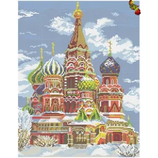 ФПК-2015 Храм Василия Блаженного. Схема для вышивки бисером Феникс