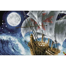 ФПК-2198 Испанский галеон. Схема для вышивки бисером Феникс