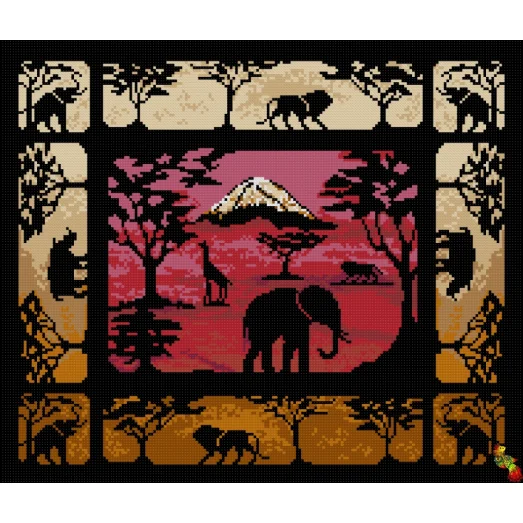 ФПК-2010 Килиманджаро. Схема для вышивки бисером Феникс