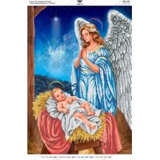 А2Р_100 Новорожденный Иисус и Ангел. Схема для вышивки бисером ТМ Virena
