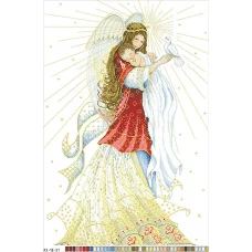 А3-18-021 Ангел Хранитель. Канва для вышивки нитками Вышиванка
