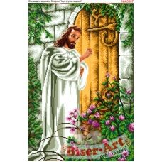 ВА-3007А (А2) Иисус стучит в дверь. Схема для вышивки бисером БисерАрт