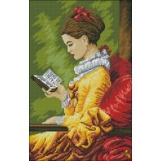 ФПК-3261 Девушка с книгой. Схема для вышивки бисером Феникс