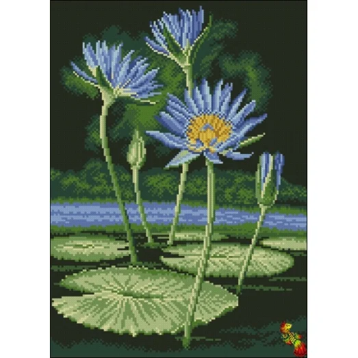 ФПК-3283 Египетская водяная лилия. Схема для вышивки бисером Феникс