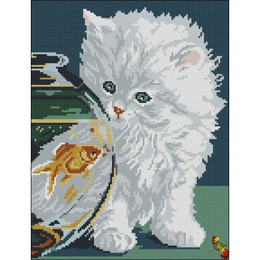 ФПК-3151 Интересная рыбка. Схема для вышивки бисером Феникс