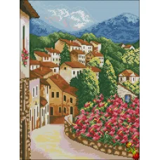 ФПК-3131 Испанские улочки. Схема для вышивки бисером Феникс
