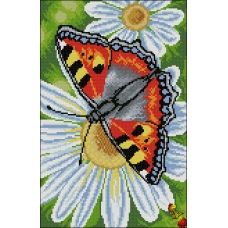 ФПК-3084 Красная бабочка. Схема для вышивки бисером Феникс