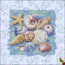 ФЧК-3199 Морские ракушки. Схема для вышивки бисером Феникс