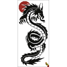 ФЧК-3305 Сила дракона. Схема для вышивки бисером Феникс